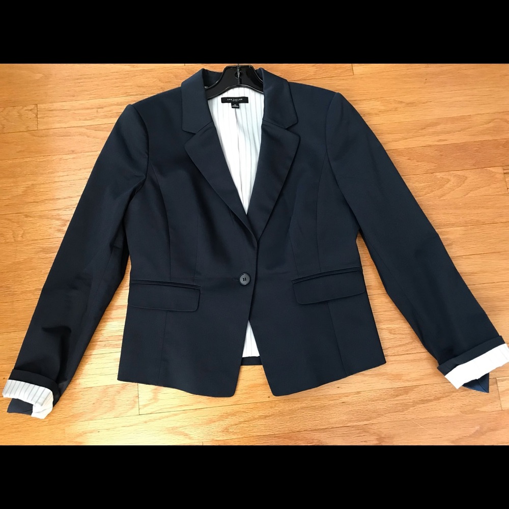 Ann taylor blue blazer